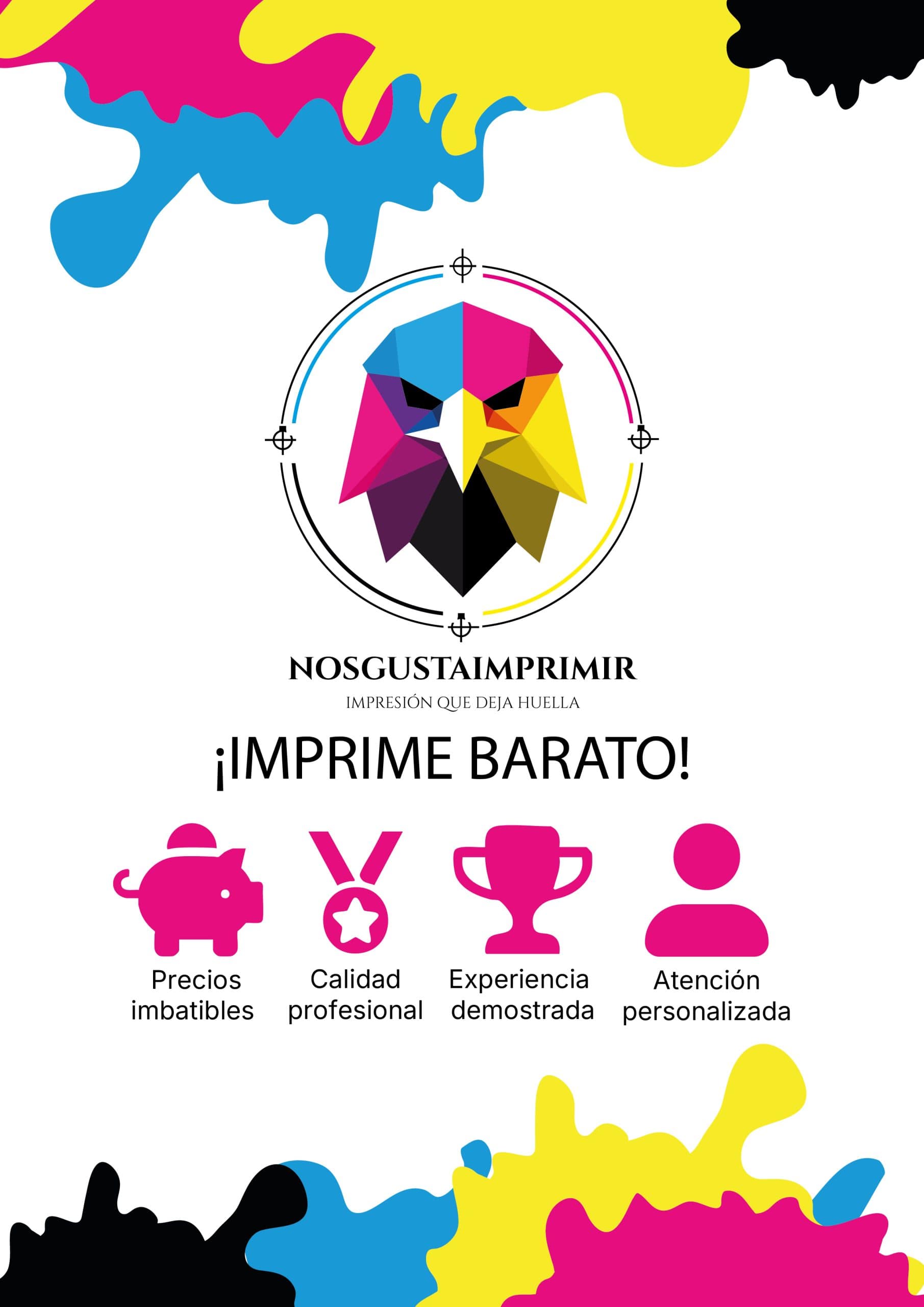 5.000 Flyers 135 grms 2 caras