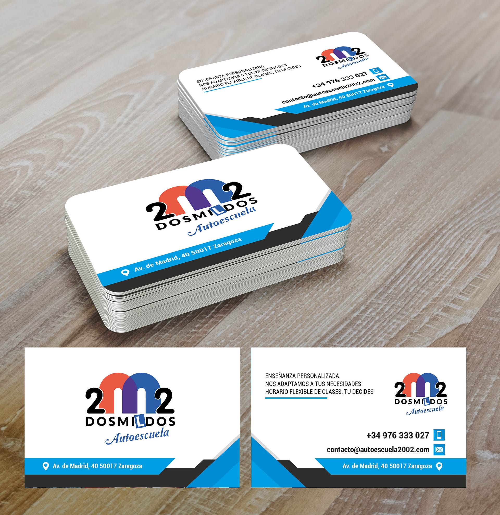 1.000 Tarjetas de visita 300 grms - Imagen 7