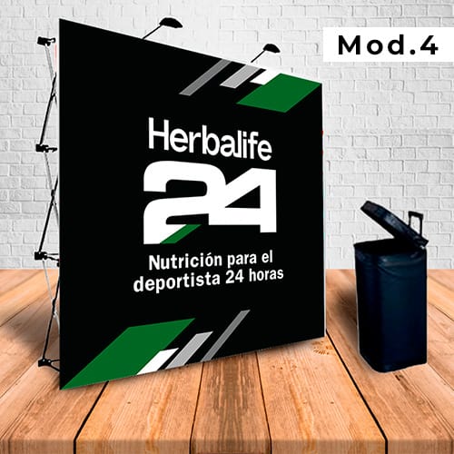 Photocall Herbalife Textil PopUp 219x219 - Imagen 4