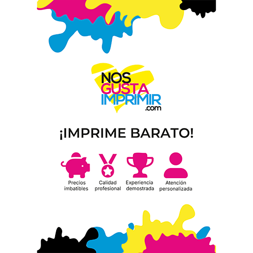 5.000 Flyers 135 grms 2 caras