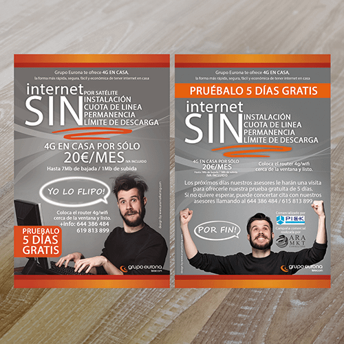 5.000 Flyers 135 grms 2 caras - Imagen 2