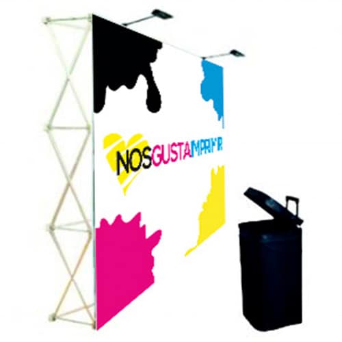 Photocall 219x219 lona con iluminación