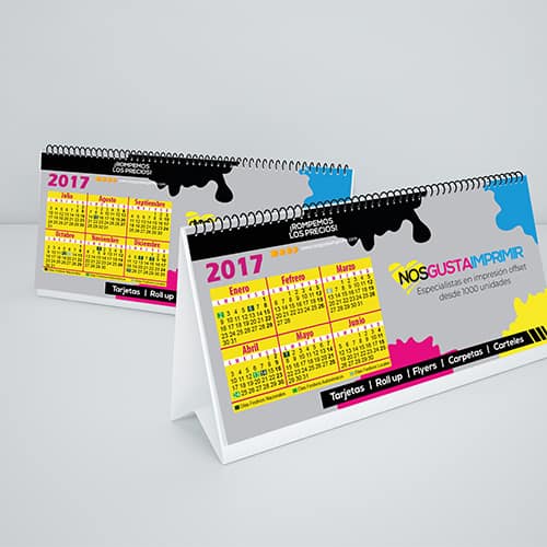 1.000 Calendarios de Mesa