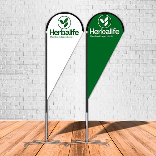 Bandera Gota 2,45 m Herbalife