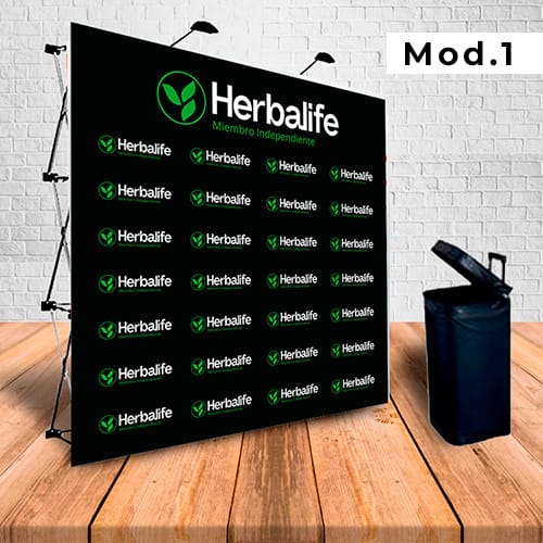 Photocall Herbalife Textil PopUp 219x219
