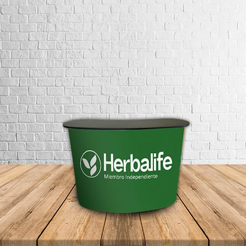 Stand Herbalife 126x97 madera y aluminio