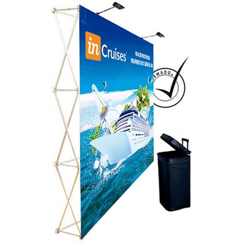 Photocall Incruises Textil PopUp 219x219