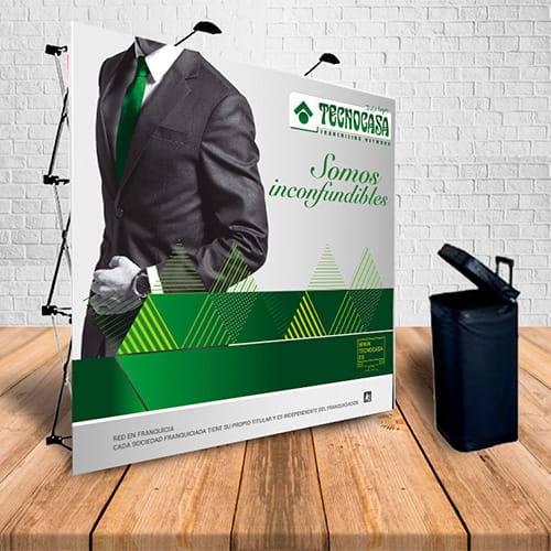 Photocall Tecnocasa Textil PopUp 219x219