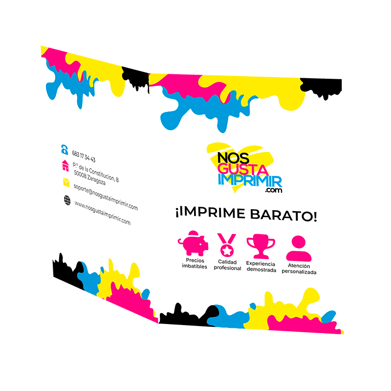 1.000 Carpetas con solapas